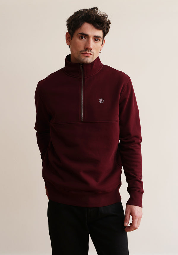 Peace Troyer Sweater dark burgundy-Hafendieb