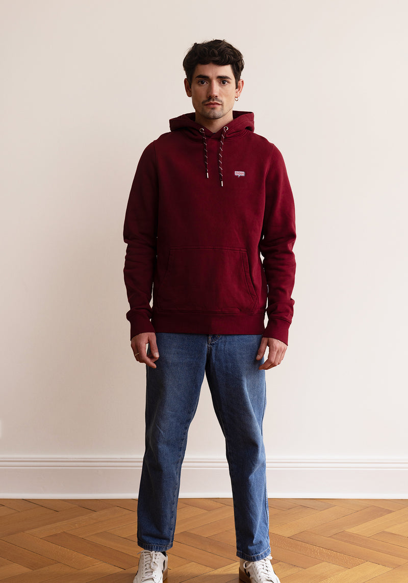 Moin Hoodie burgundy-Hafendieb