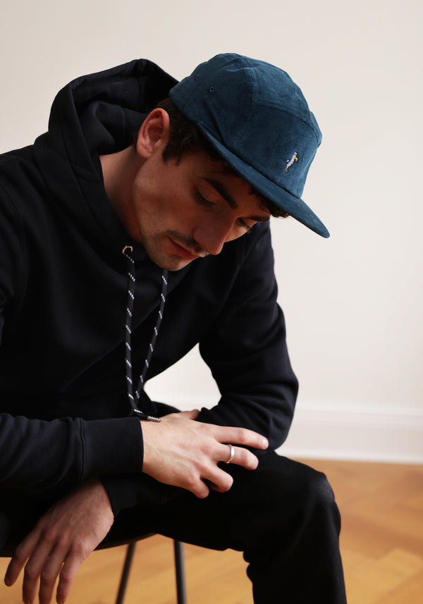 Möwe 5Panel Cap petrol cord-Hafendieb