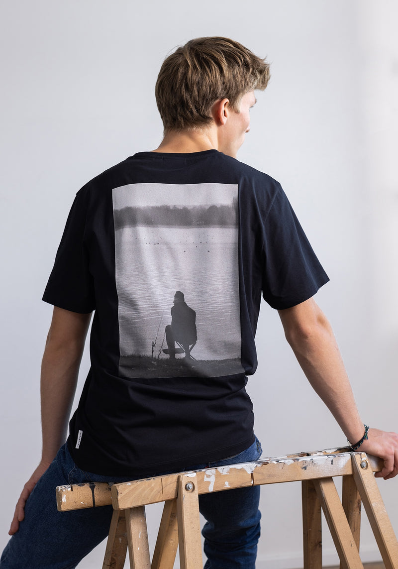 Angler T-Shirt black-Hafendieb