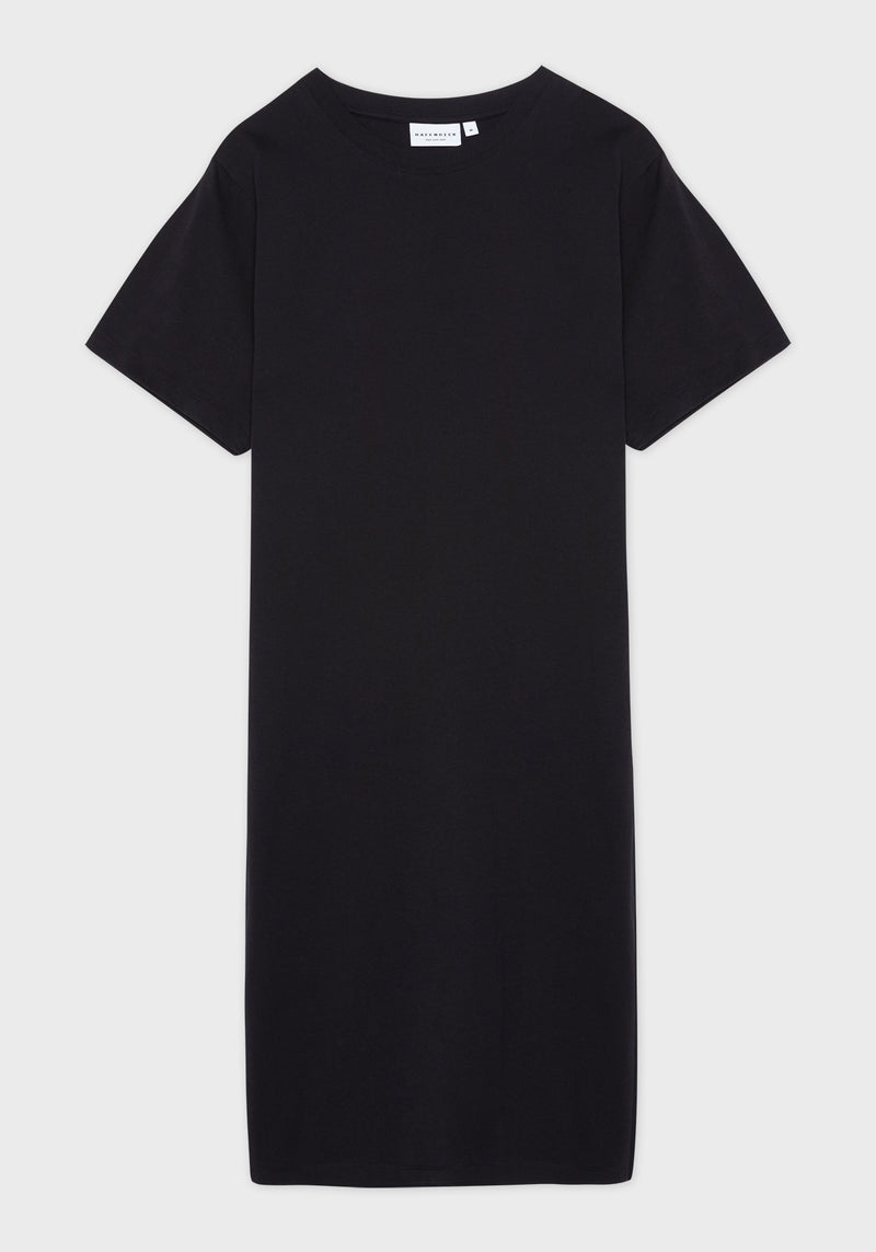 Blanko T-Shirt Dress black-Hafendieb