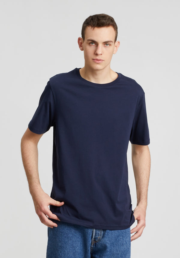 Blanko T-Shirt navy-Hafendieb