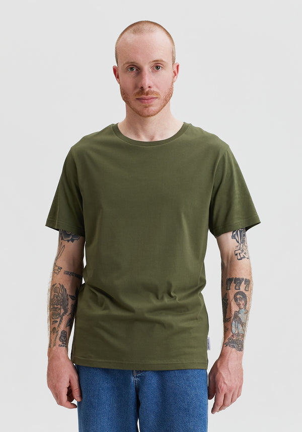 Blanko T-Shirt olive-Hafendieb