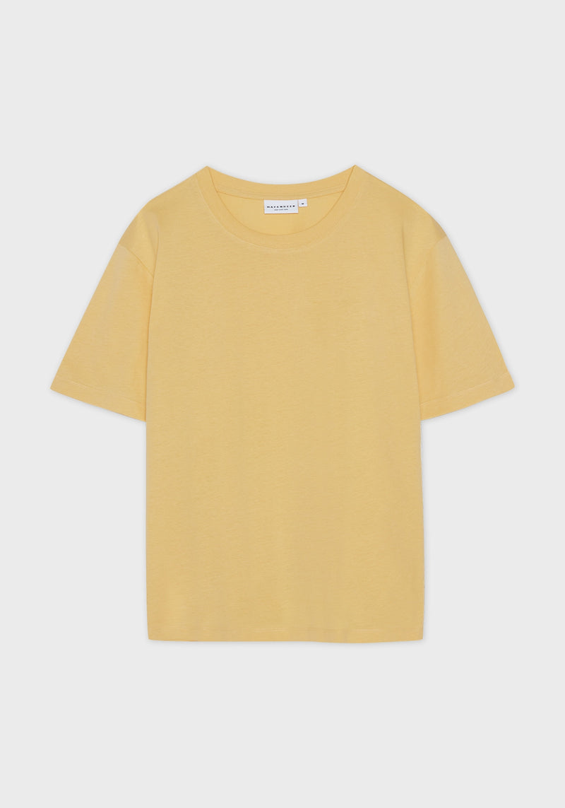 Blanko T-Shirt wide light yellow-Hafendieb