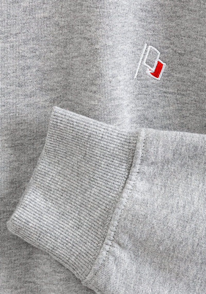 Flagge Stick Sweater heather grey - Hafendieb