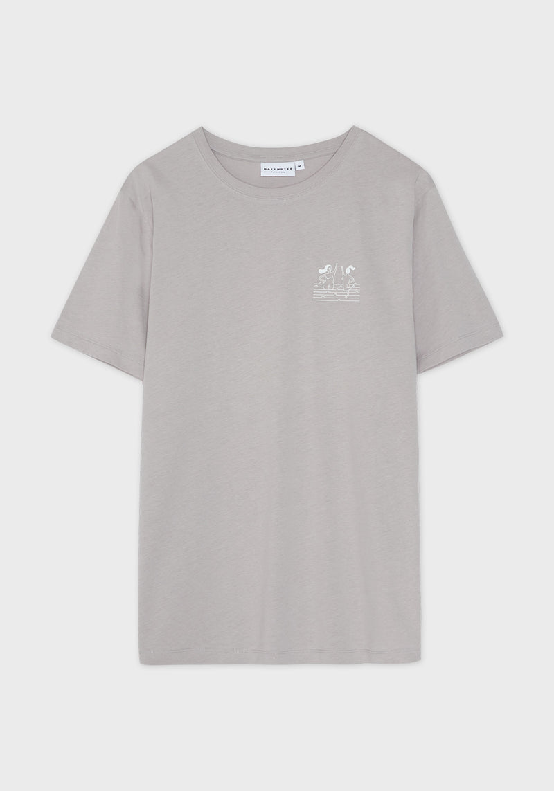 High 5 T-Shirt light grey-Hafendieb
