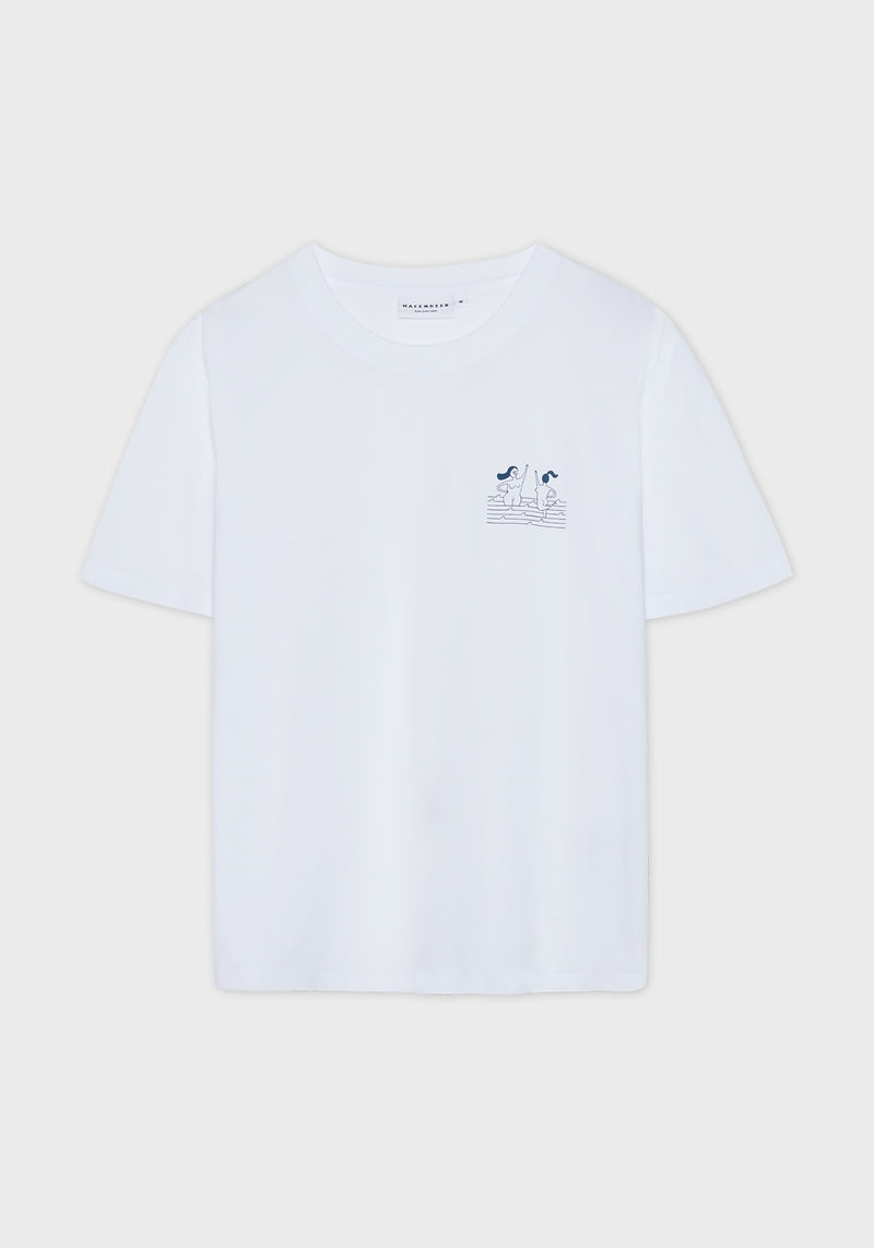 High 5 T-Shirt wide white-Hafendieb