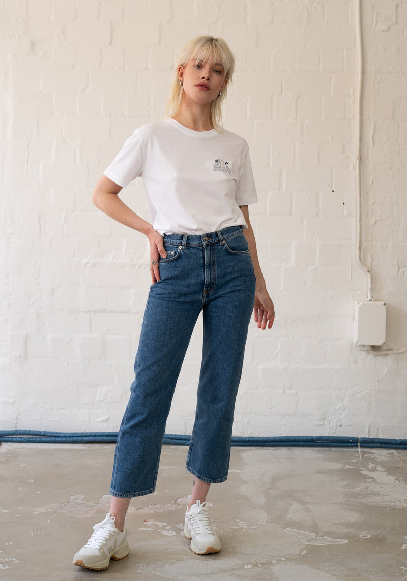 High 5 T-Shirt wide white-Hafendieb