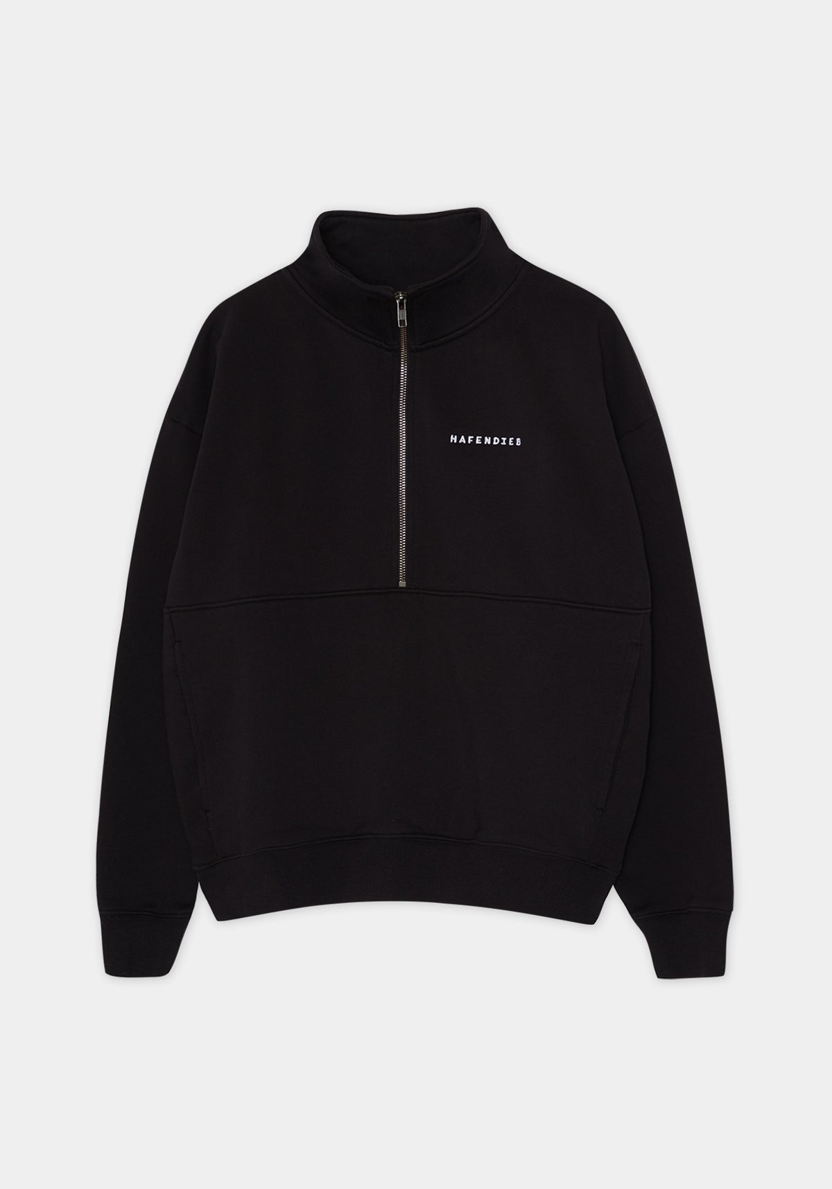 Black shops logo jumper