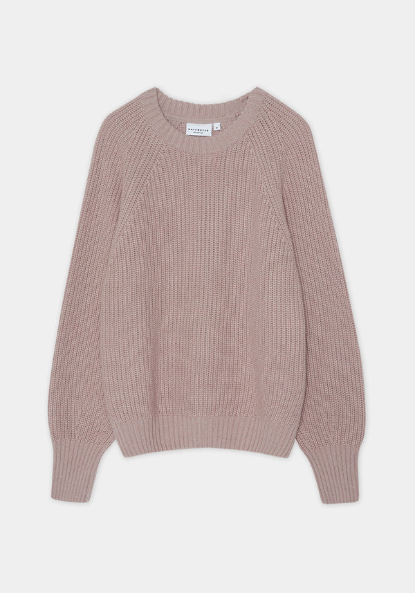 Metje Strickpulli melange lilac-Hafendieb