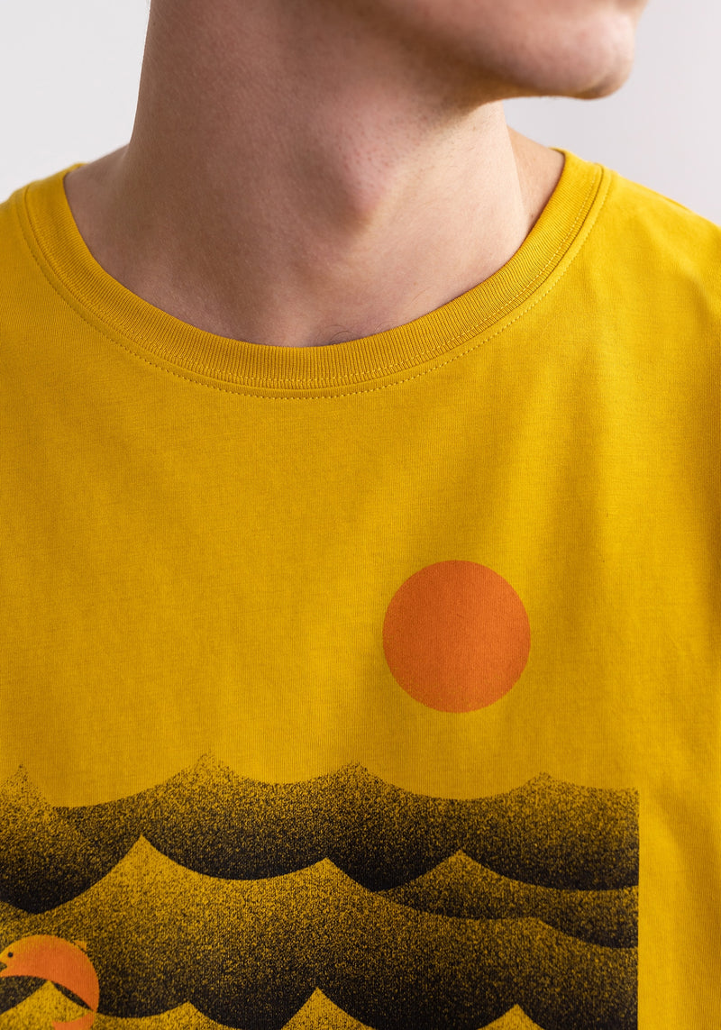 Ozean T-Shirt mustard-Hafendieb