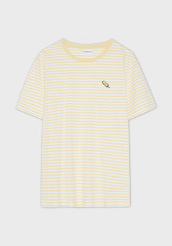 Eis am Stiel T-Shirt light yellow stripes-Hafendieb