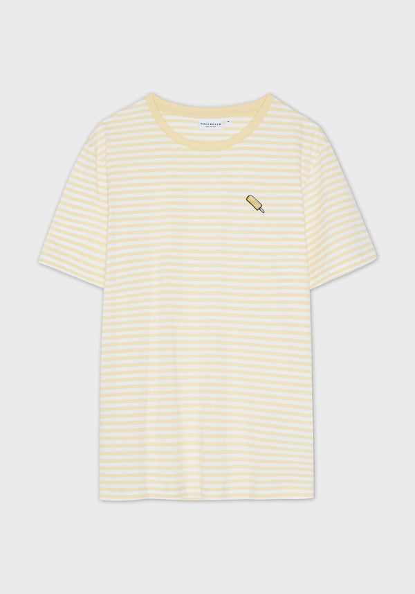 Eis am Stiel T-Shirt light yellow stripes-Hafendieb