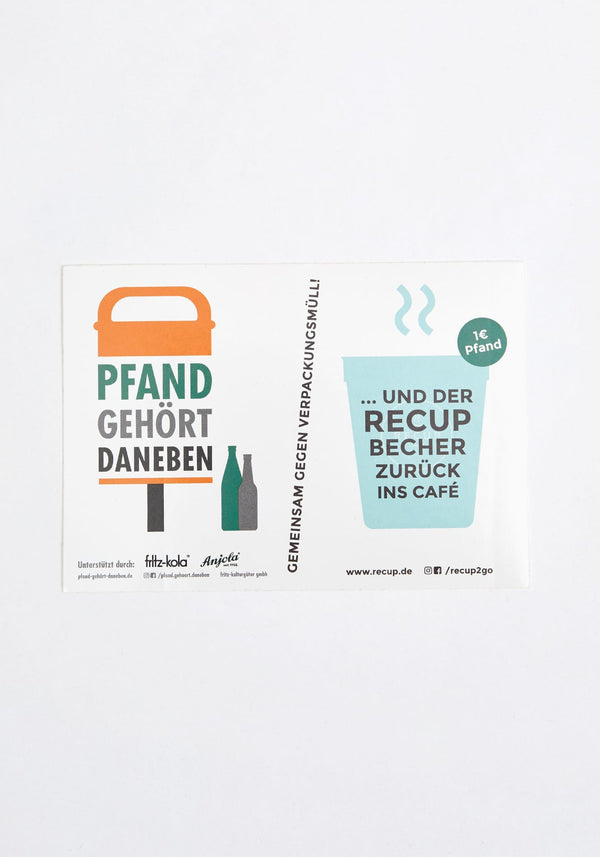 PGD-RECUP (10,5 x 14,8 cm) DIN A6 Sticker - Hafendieb