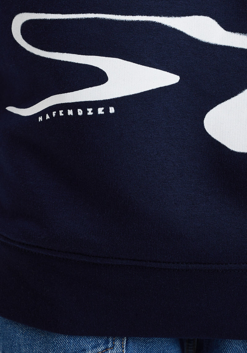 Reflexion Hoodie navy-Hafendieb