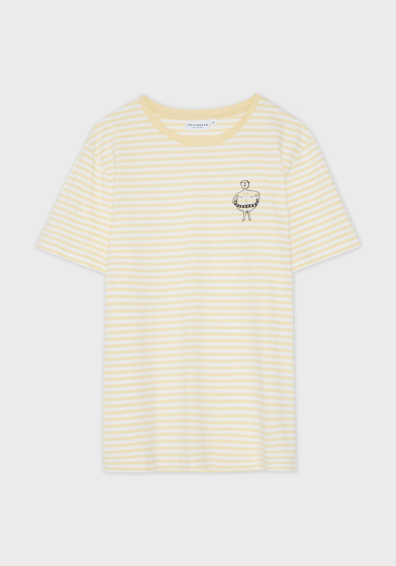 Retter T-Shirt light yellow stripes-Hafendieb