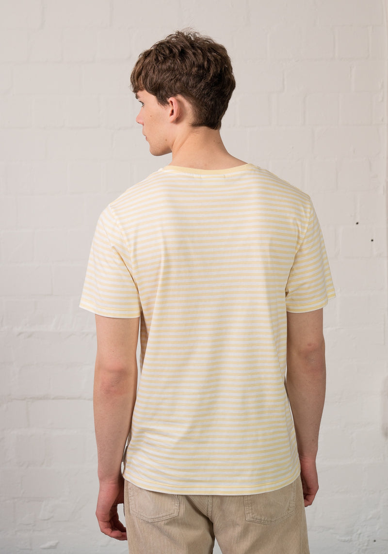 Retter T-Shirt light yellow stripes-Hafendieb