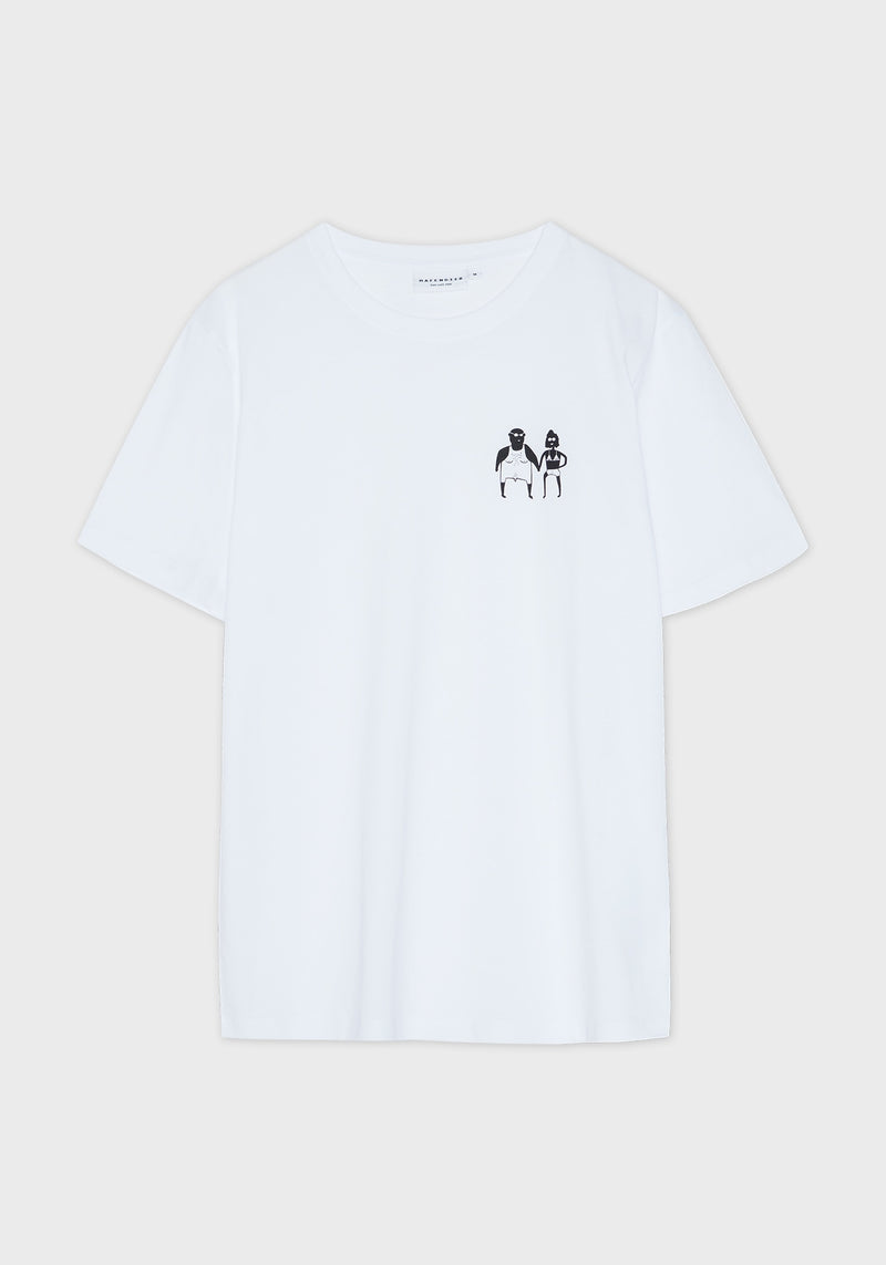 Sonnenbrand T-Shirt white-Hafendieb