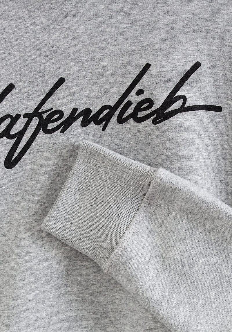 Tag Groot Hoodie melange grey-Hafendieb