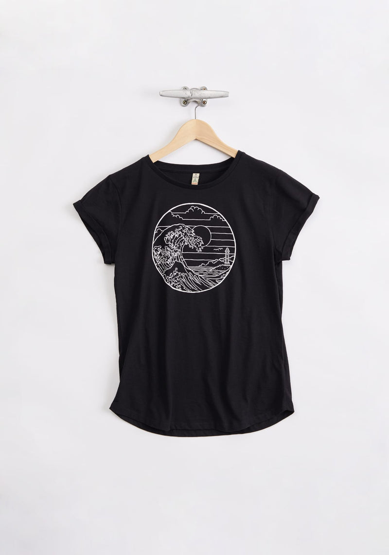 Waterkant T-Shirt black - Hafendieb