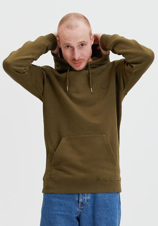 Welle Patch Hoodie khaki-Hafendieb