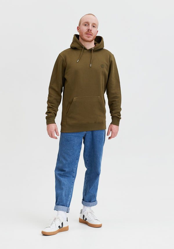 Welle Patch Hoodie khaki-Hafendieb