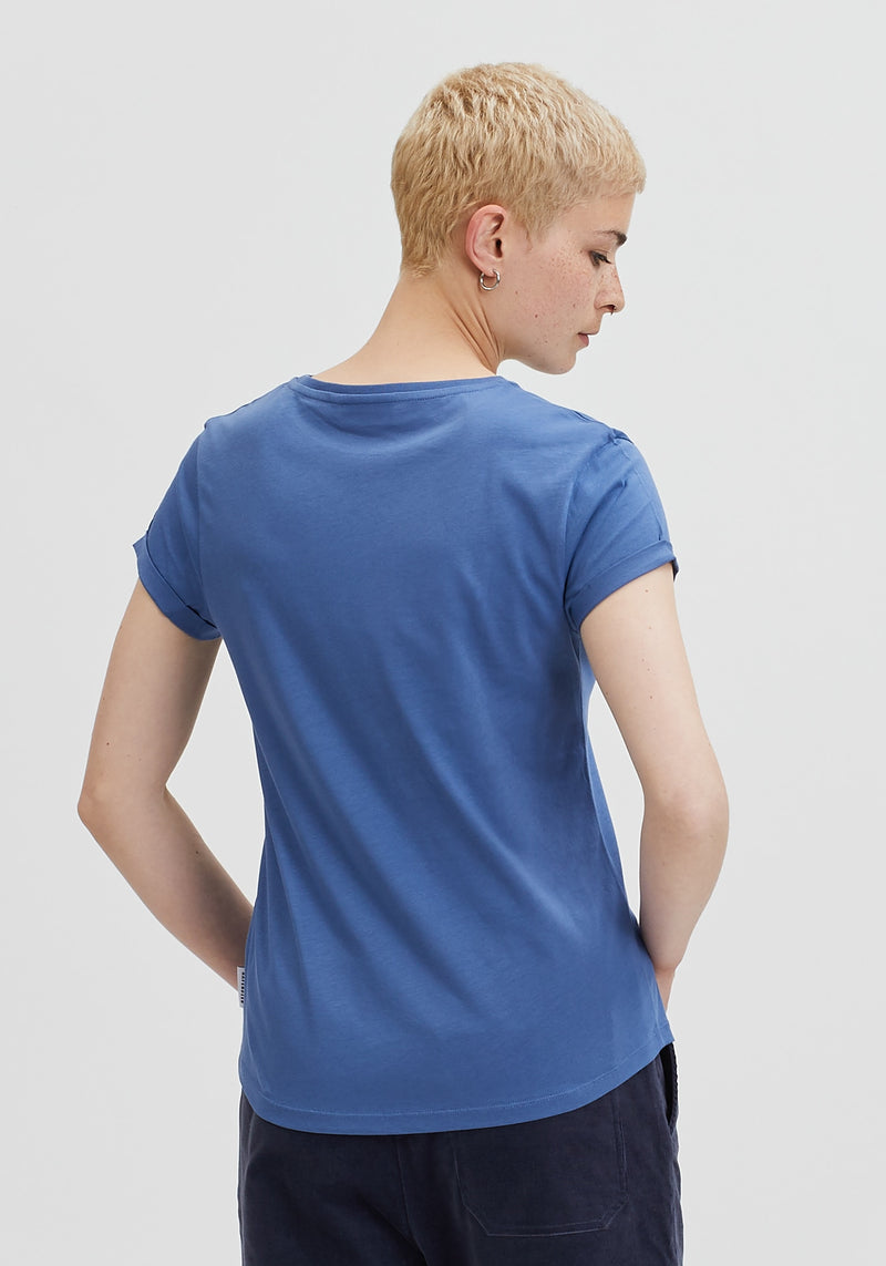 Welle Patch T-Shirt light denim-Hafendieb